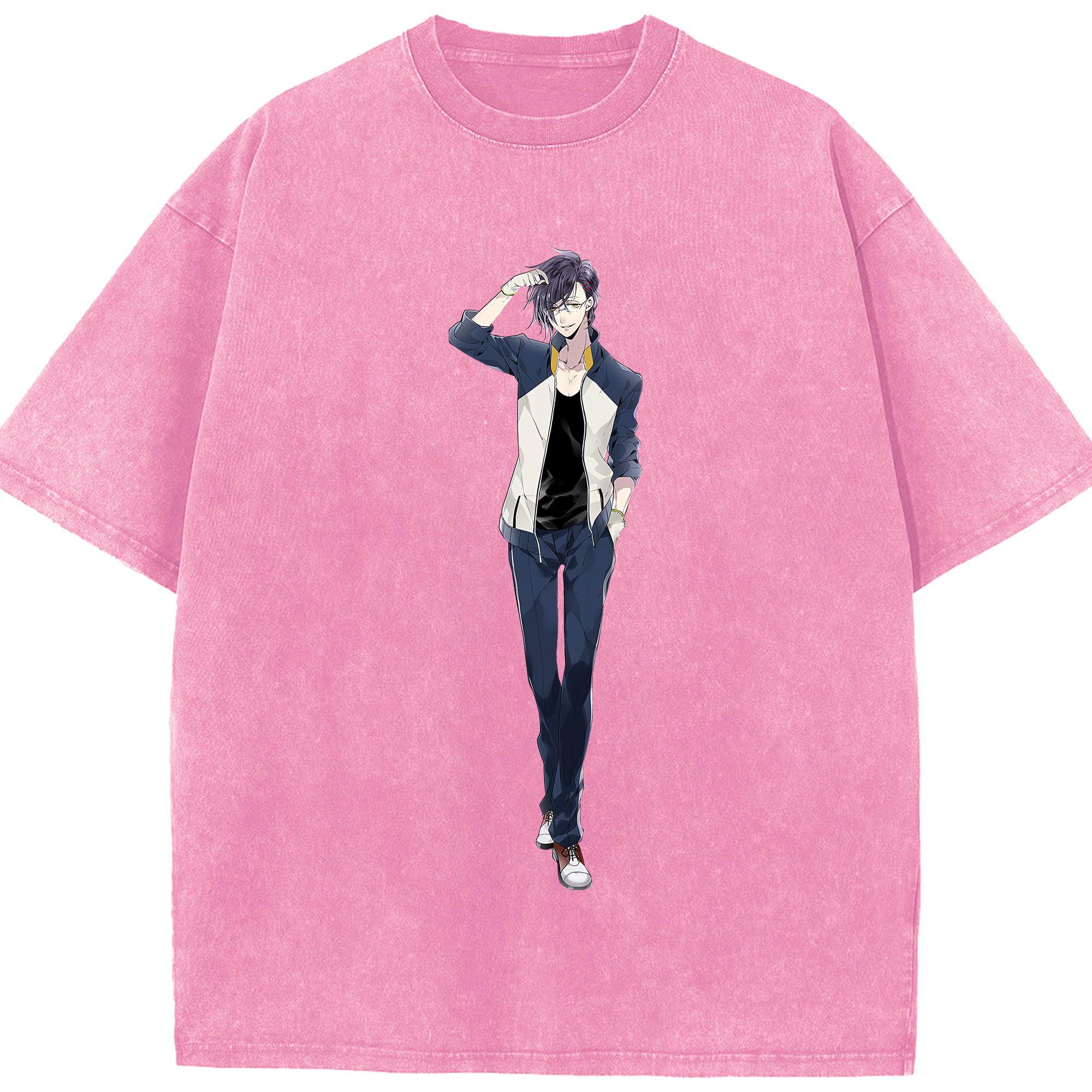 （画像用） 刀剣乱舞 Touken Ranbu 綿100% ヴィンテージ風 半袖Tシャツ（フロントプリント）